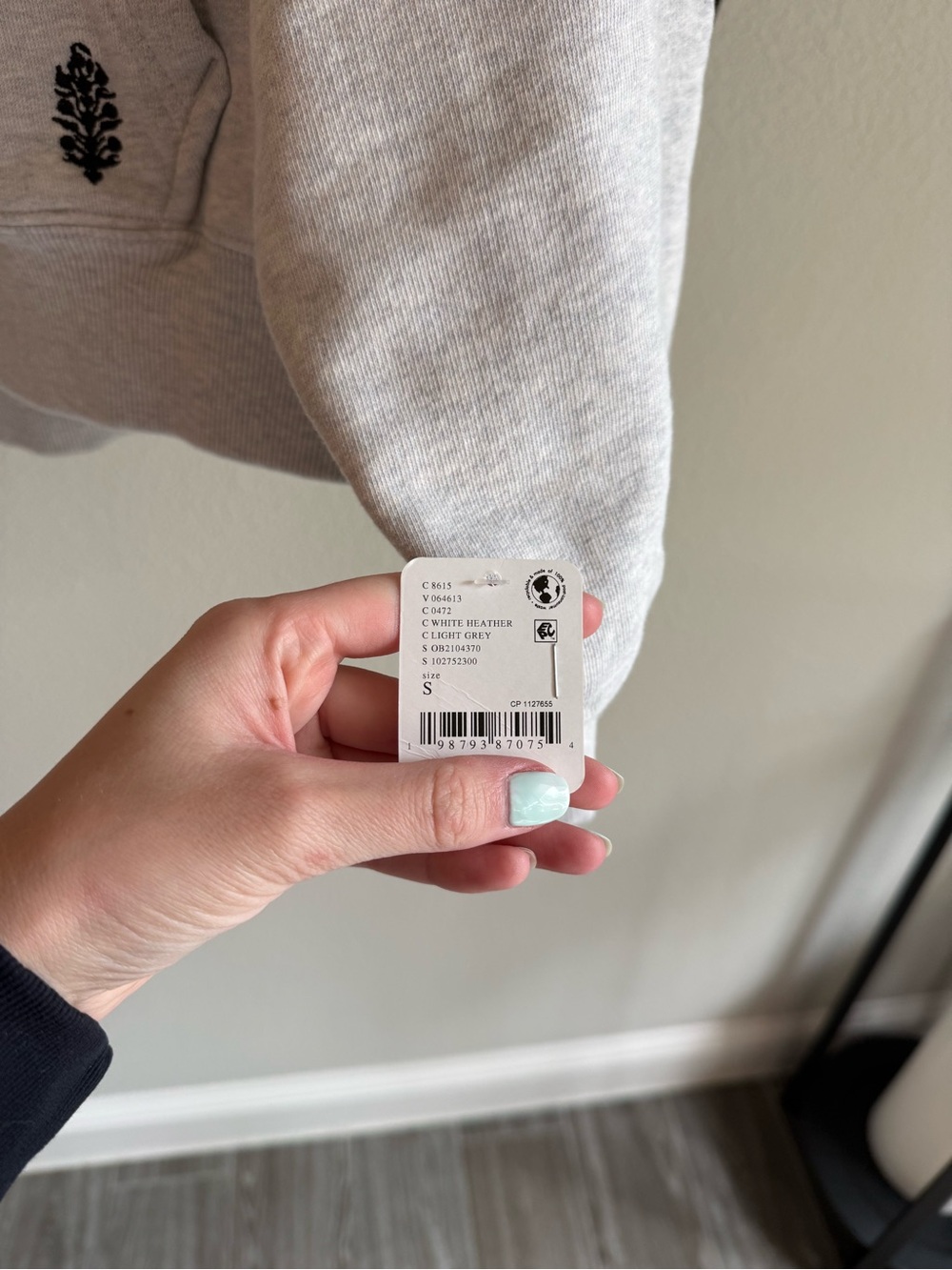 Free people A Cut Above Hoodie white heather - Picture 5 of 6
